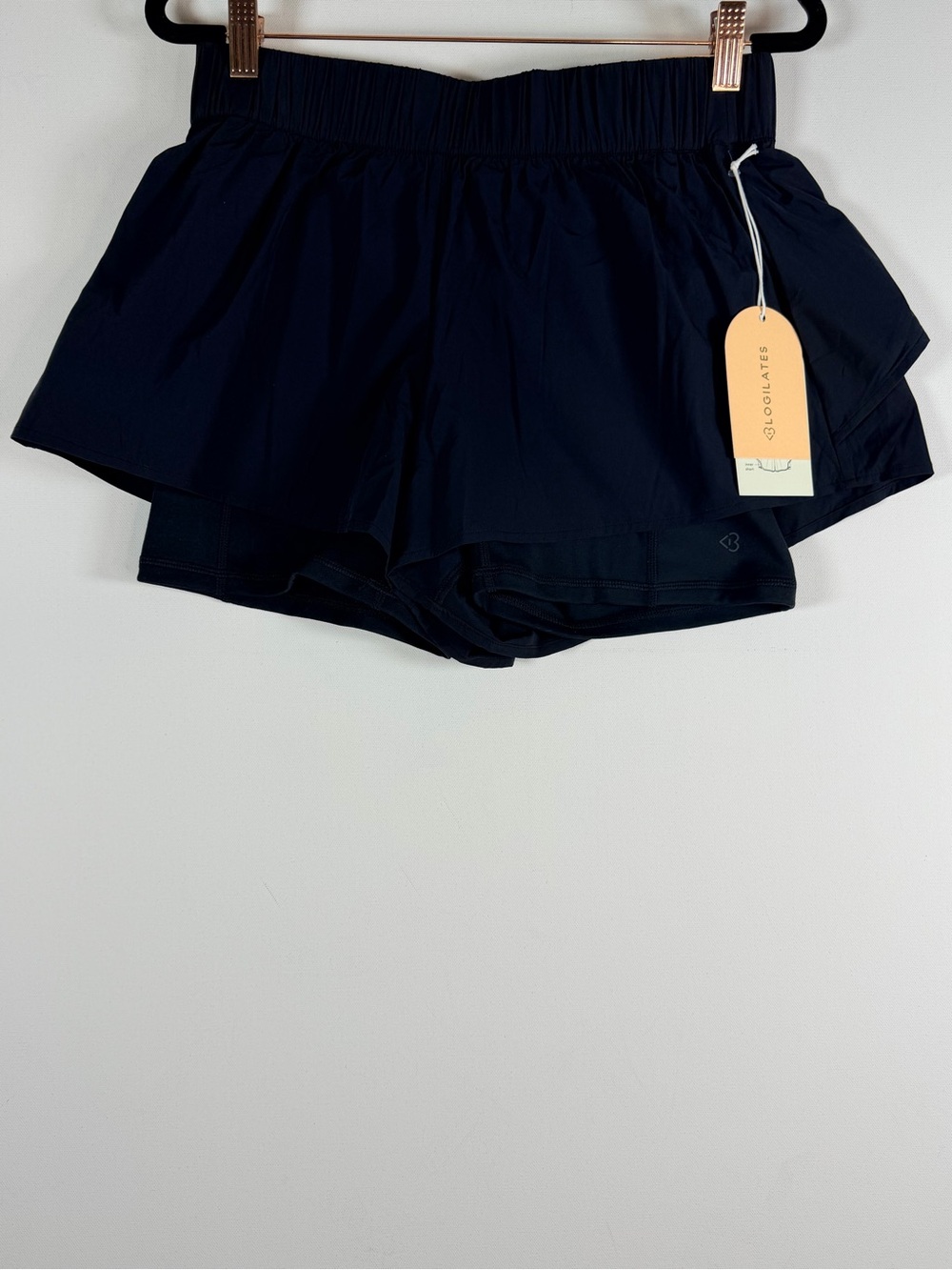 Blogilates Women's Woven Ruffle Shorts - Black - S - Picture 6 of 11